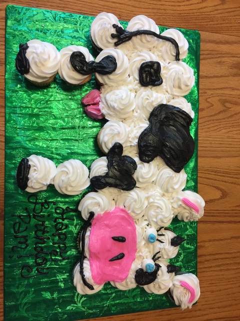 Cow cupcakes