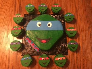 TMNT cupcakes