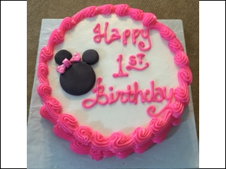 Minnie Smash Cake