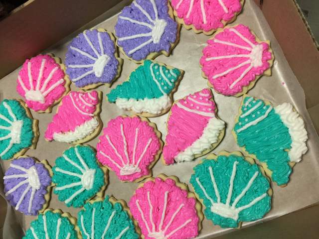 Seashell Cookies