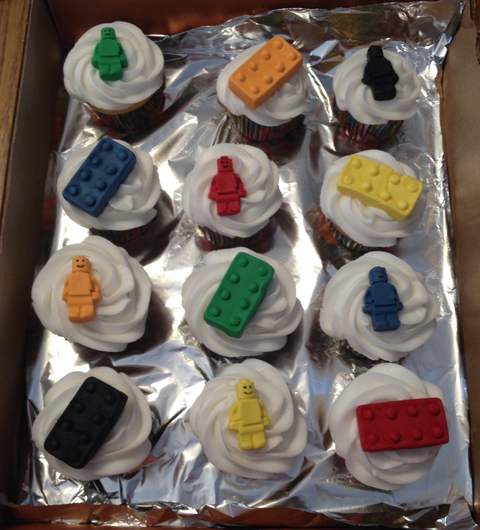 Lego cupcakes