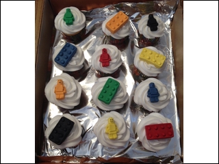 Lego cupcakes