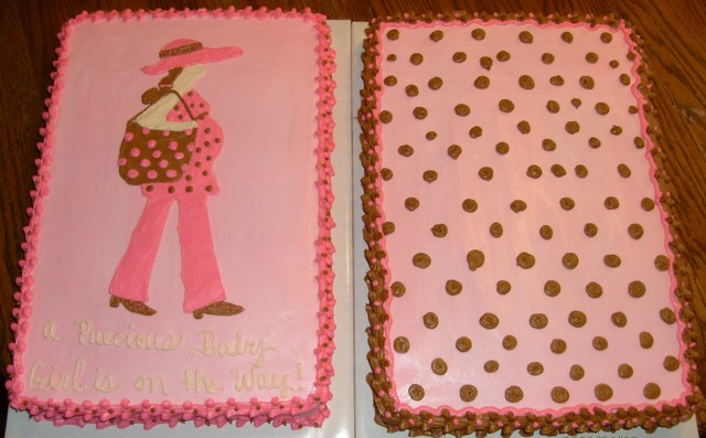 Pink/Brown Polka Dots